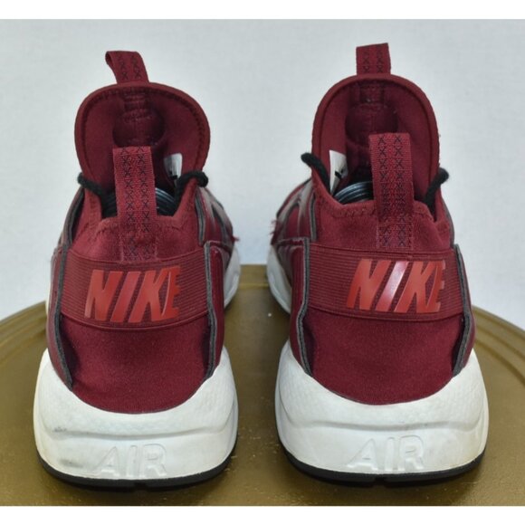 Nike Air Huarache Run Ultra Mens Shoes Size 9.5 Team Red Gym Sail Sneakers - Picture 4 of 10